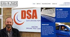 Desktop Screenshot of drivinglessonsinmalton.com